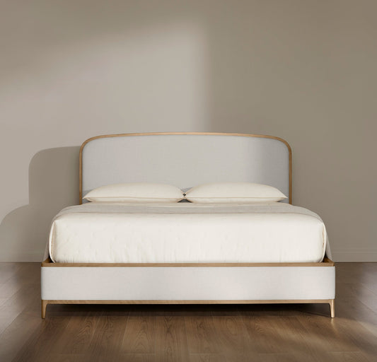 Upholstered Curve Bed